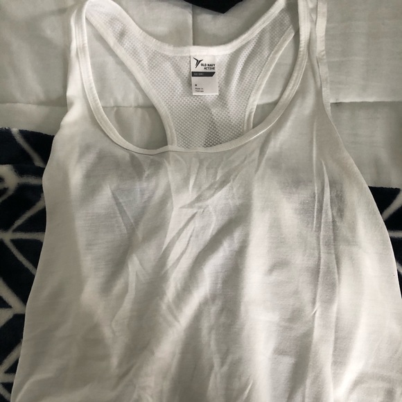 White Racerback Tank - Picture 1 of 4